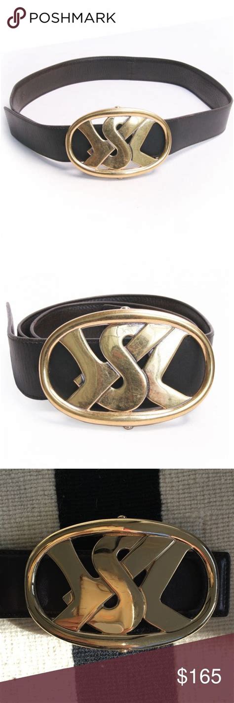 ysl belt tan|ysl belt vintage.